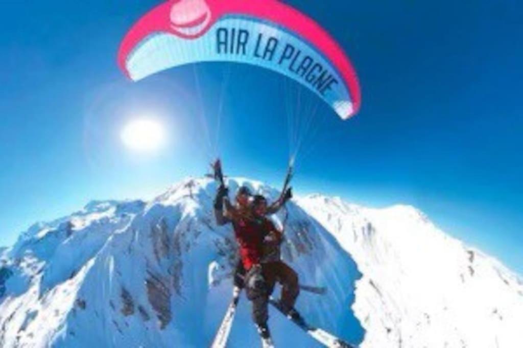 Appartement Belle Plagne Et Parking La Plagne Bagian luar foto