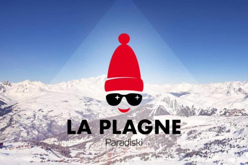 Appartement Belle Plagne Et Parking La Plagne Bagian luar foto